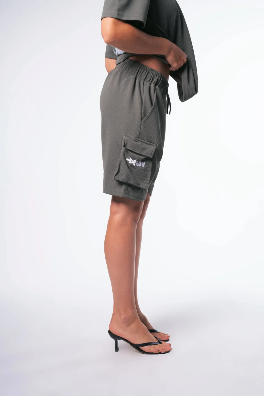 Short set olive - Image 2