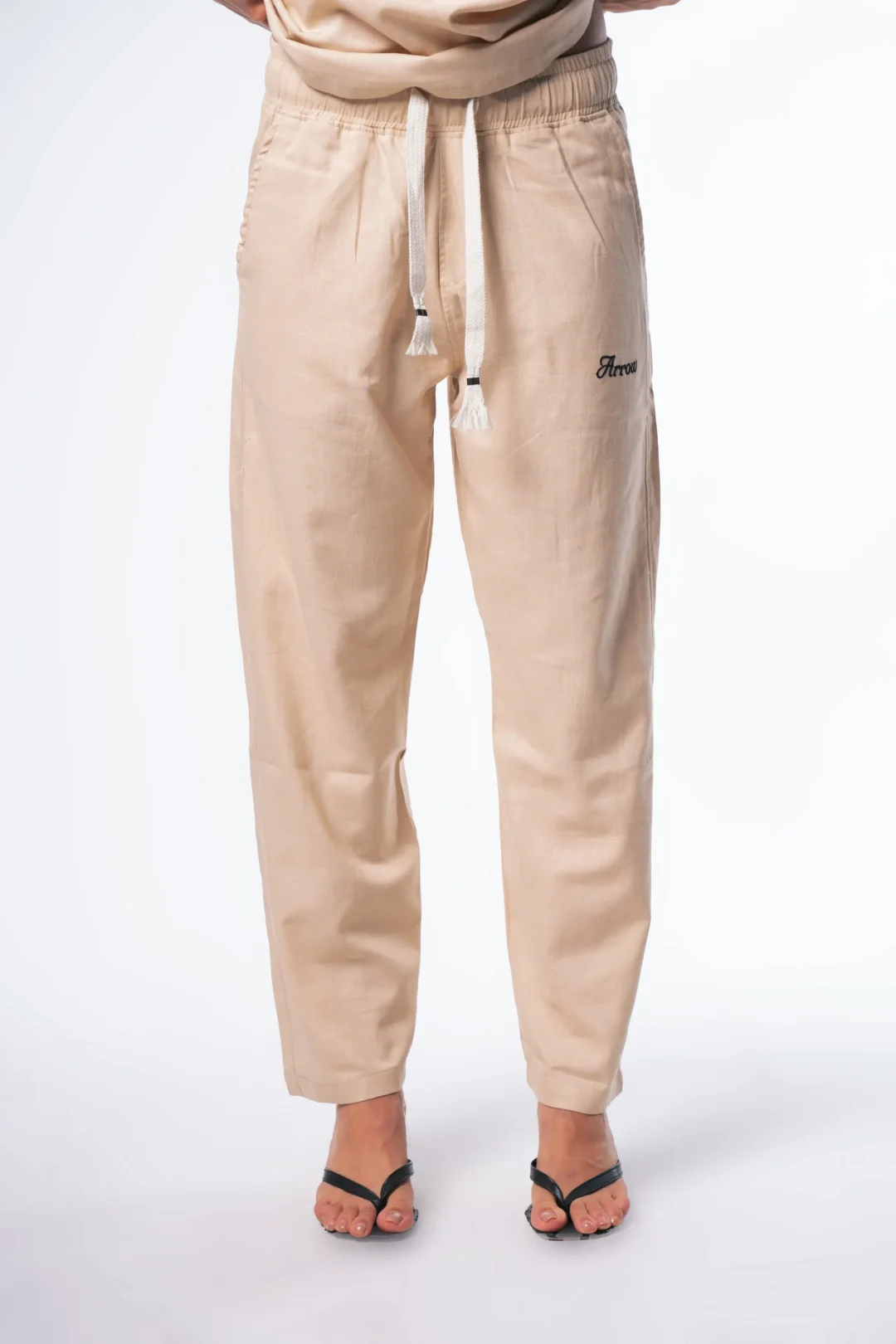 Linen pants beige