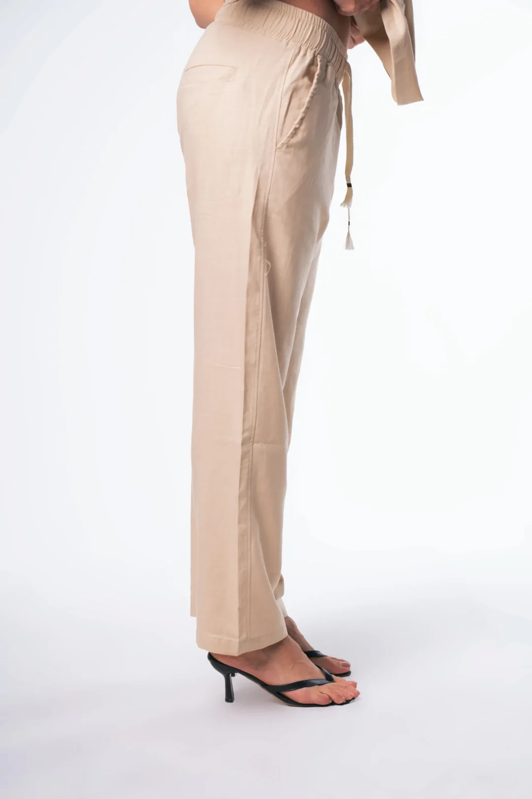 Linen pants beige - Image 6